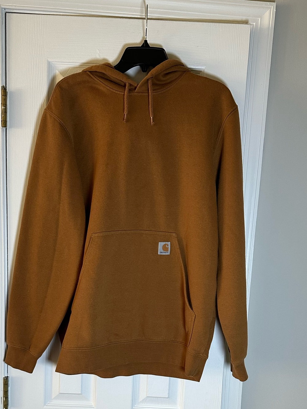 Carhartt Oversized  Brown Hooded Work Pullover Sweatshirt